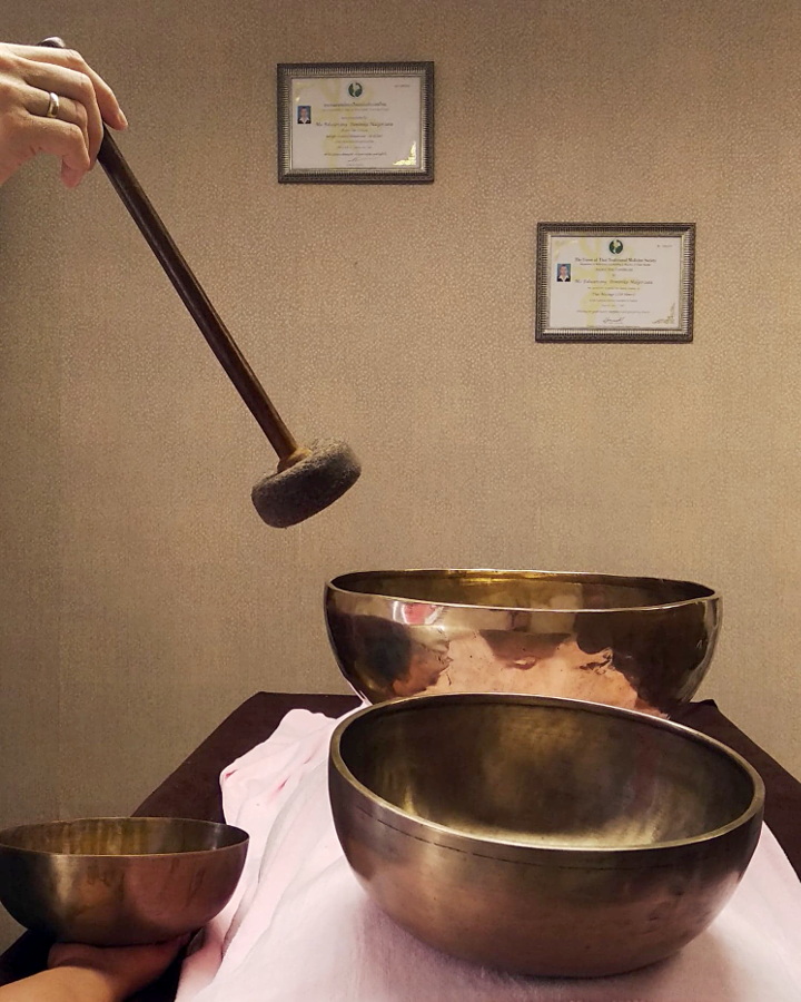 masaz misami tybetańskimi w salonie rybnik